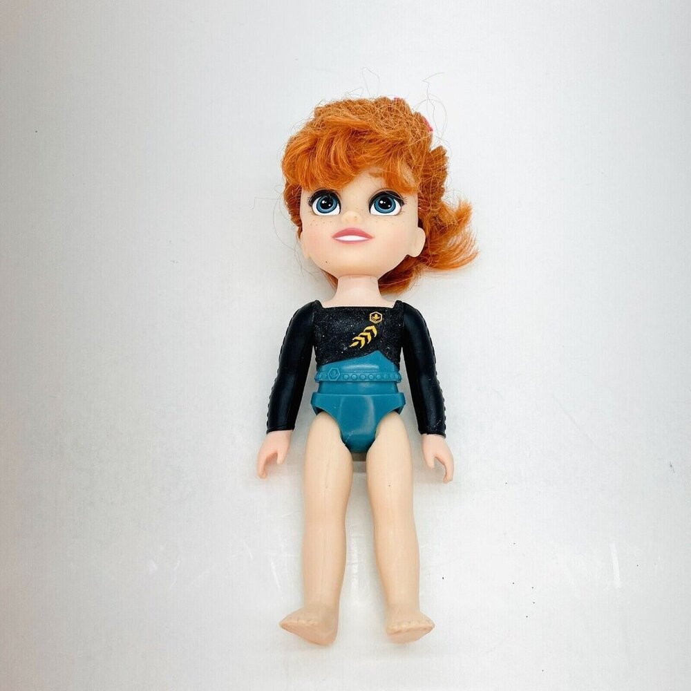 Disney Frozen 2 Petite Adventure Anna Doll Rare Dress Costume Jakks Pacific Toy - Picture 4 of 11